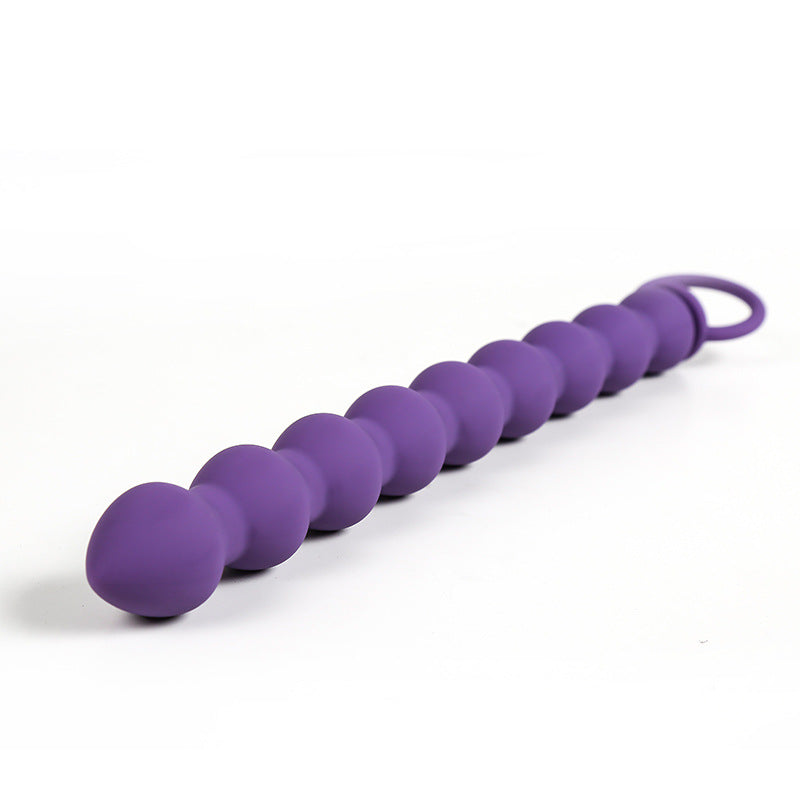 Silicone Beaded Anal Depth Trainer Butt Plug