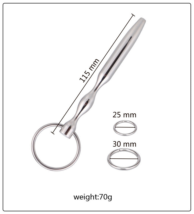 Penis Plug Hollow Ribbed Urethral Rod Dilator