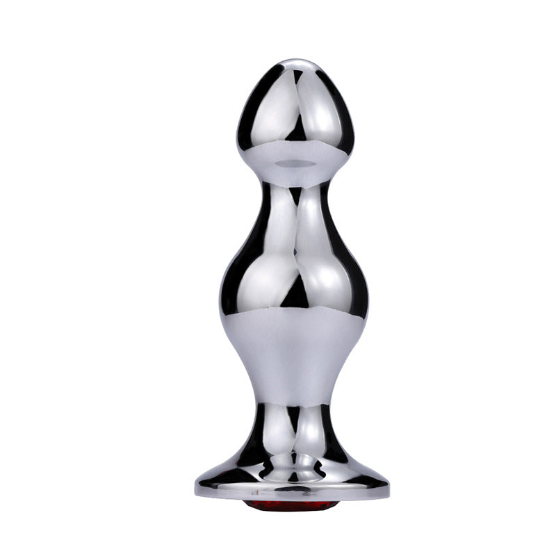 Shafted Bead Stainless Steel Butt Plug
