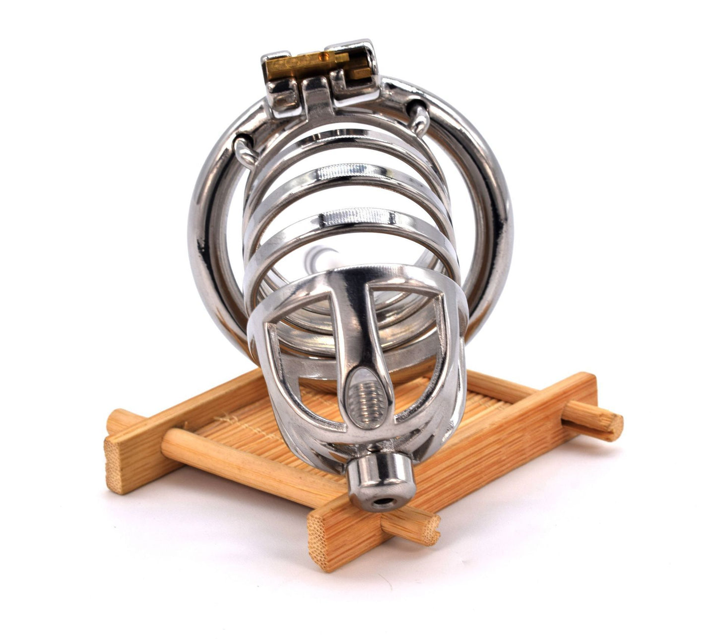 Chastity Cage with Silicone Urethral Sound