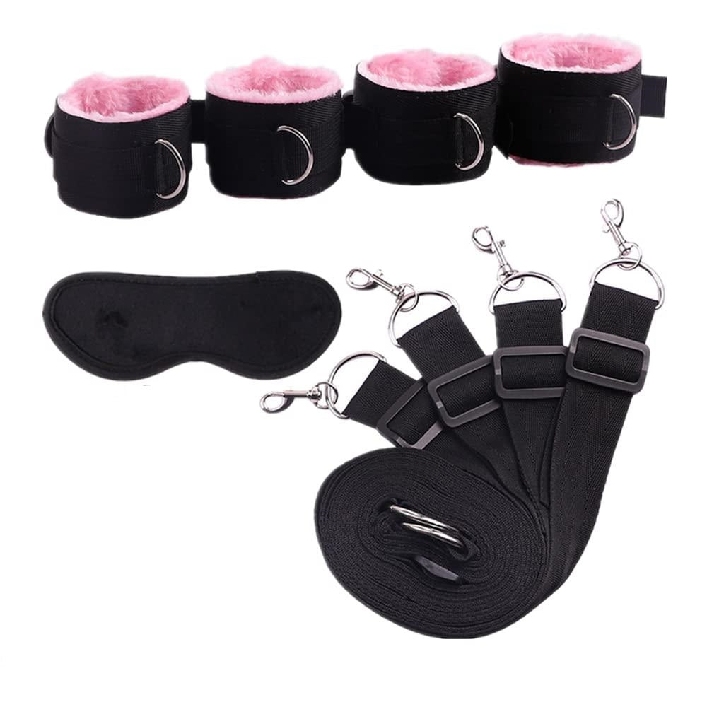 Under Mattress Restraint Kit with Connecting Cuffs