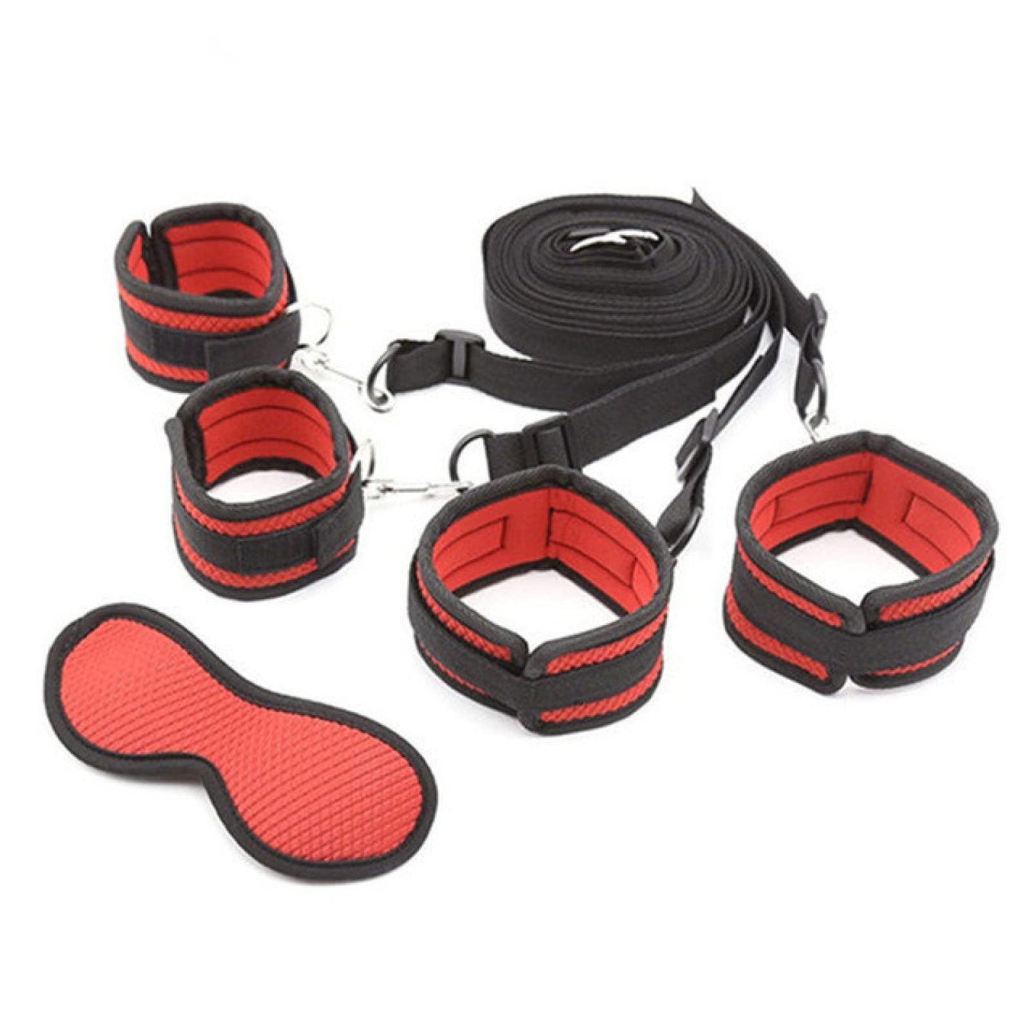 Under Mattress Restraint Kit with Connecting Cuffs