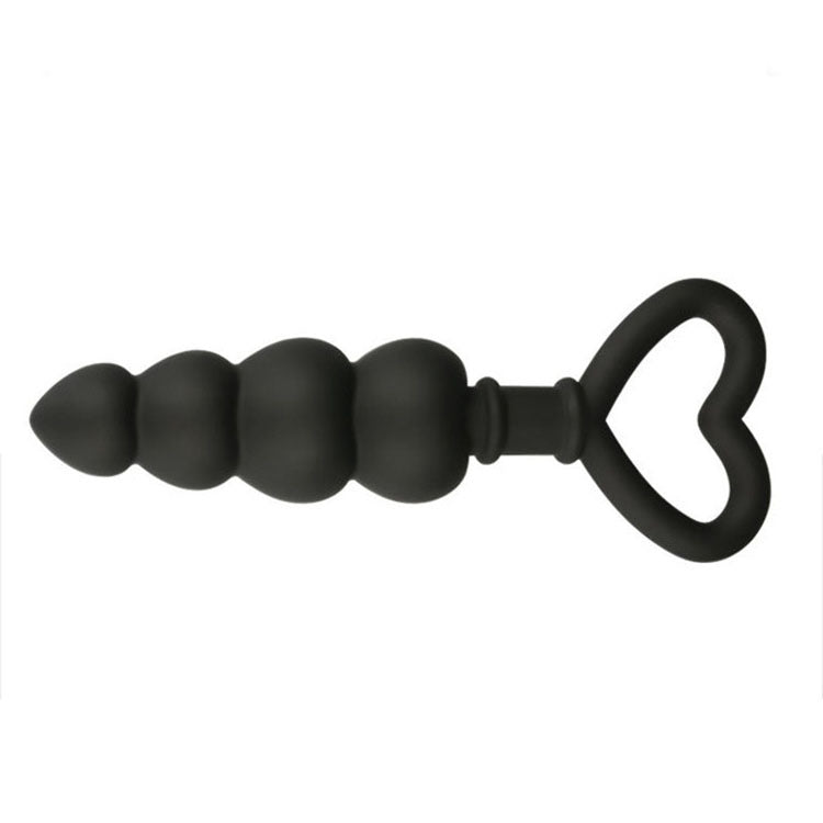 Silicone Heart Anal Beads