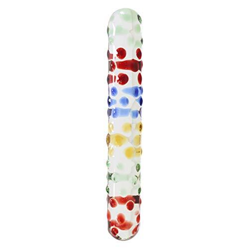 Glacier Rainbow Textured Dildo