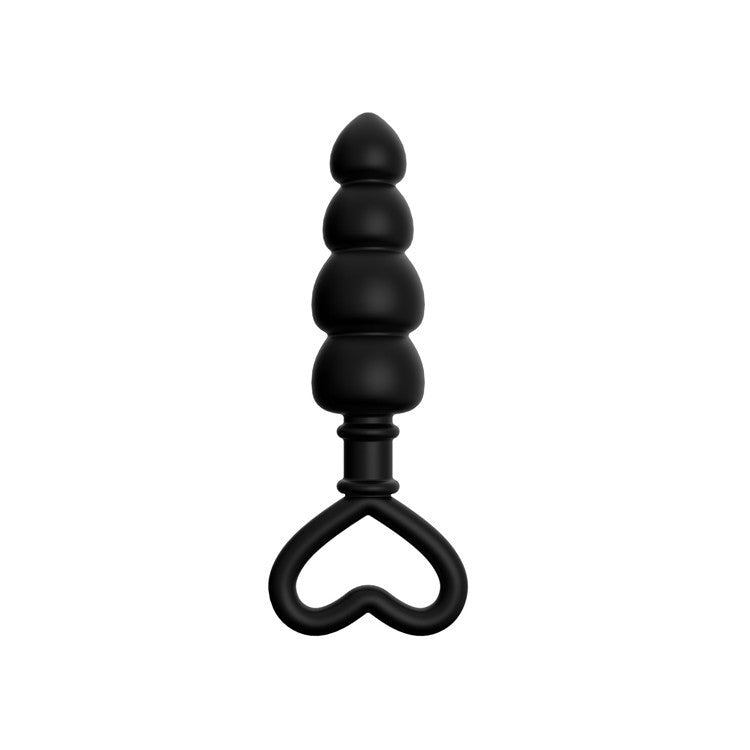 Silicone Heart Anal Beads