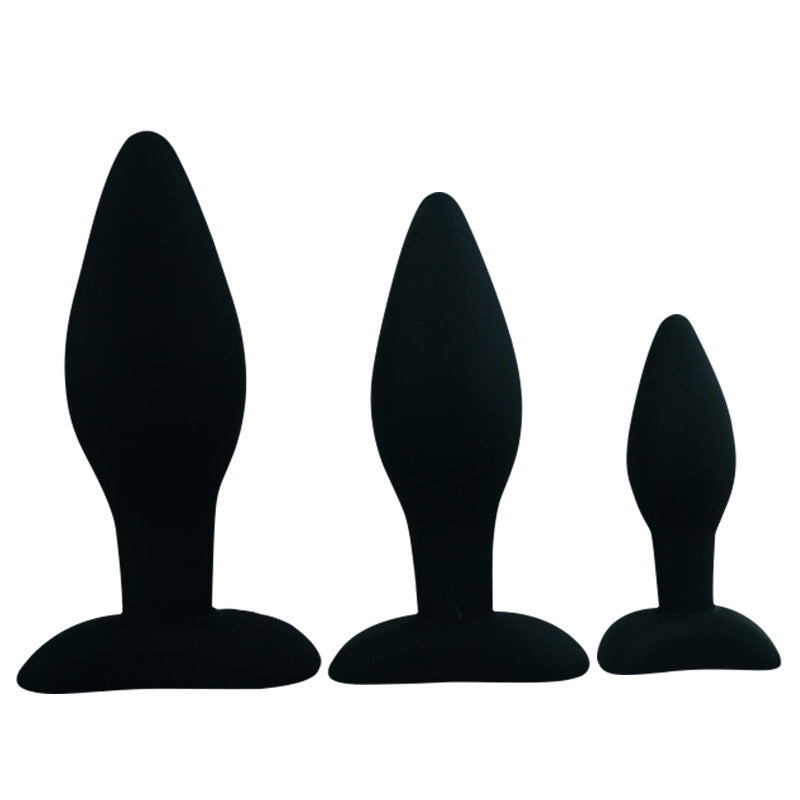 To The Hilt Black Silicone Butt Plug