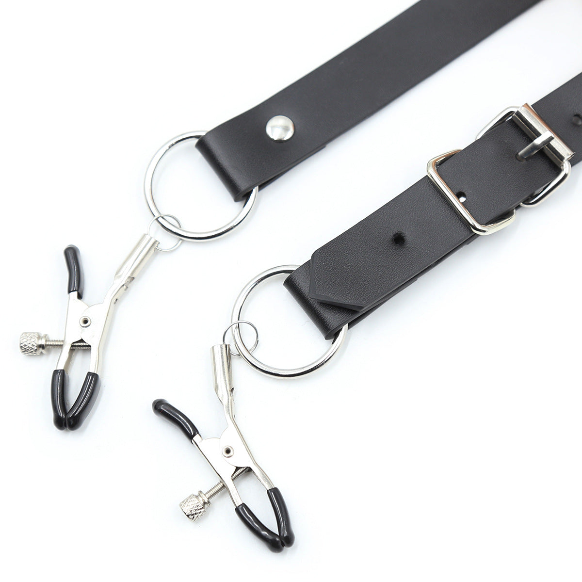 BDSM Labial Clamps Thigh Belt