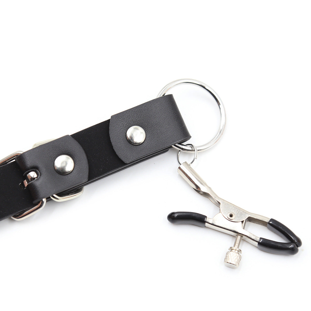 BDSM Labial Clamps Thigh Belt