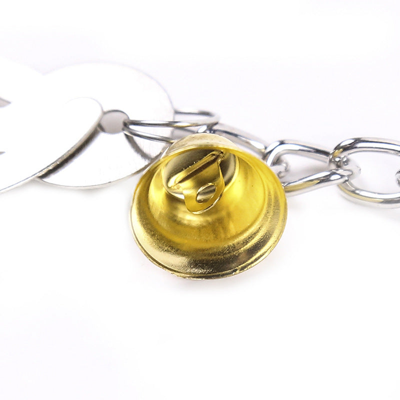 Metal Nipple Clamps and Chain with Bells