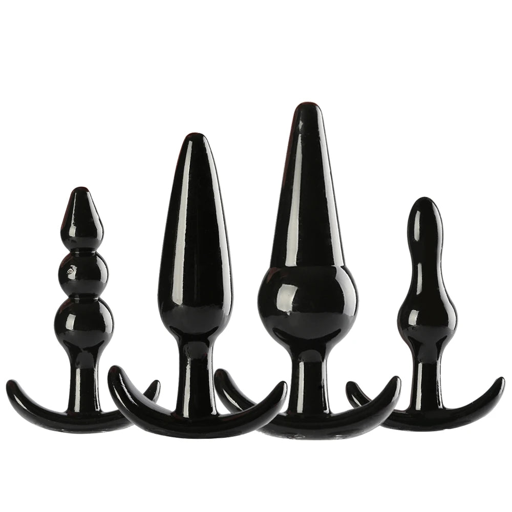 Silicone Butt Plug (4 Set)