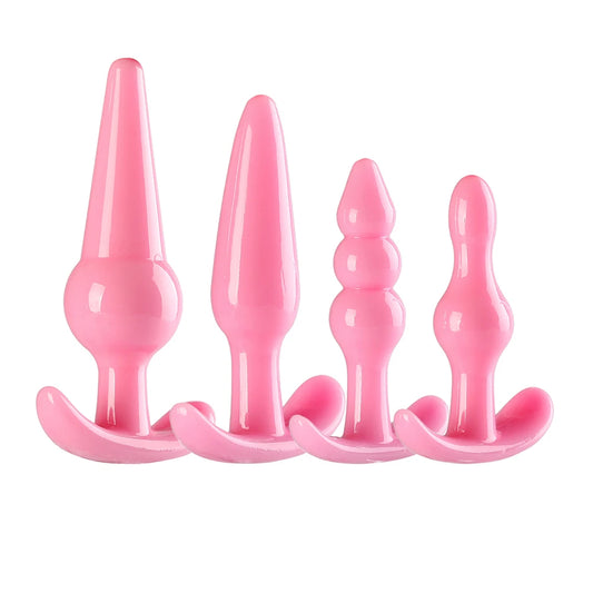 Silicone Butt Plug (4 Set)
