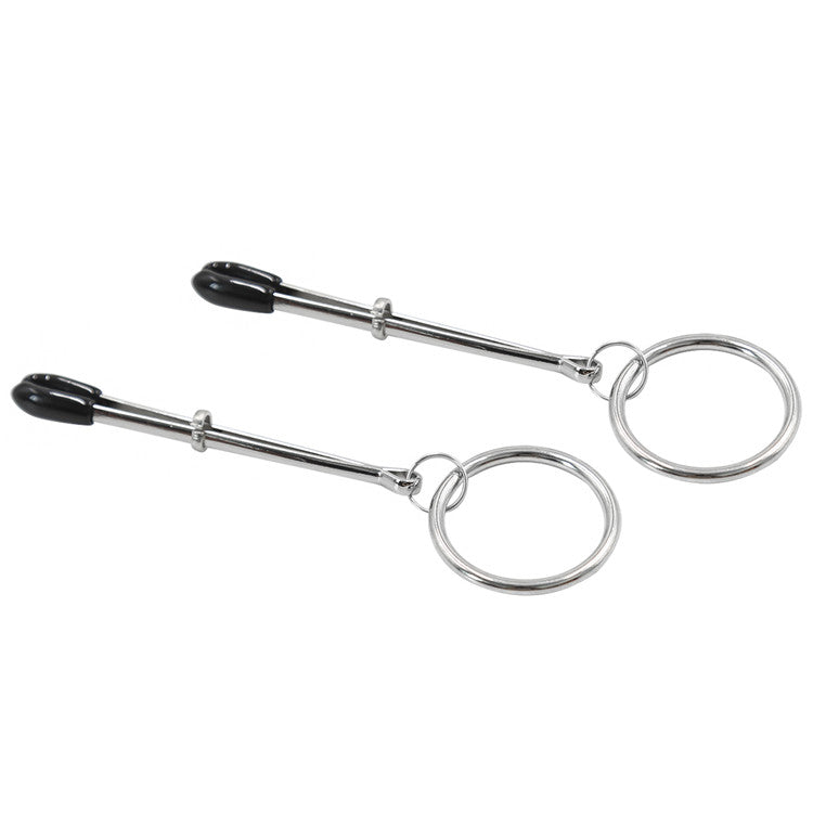 Stainless Steel Nipple Clamps with Hoop Detail