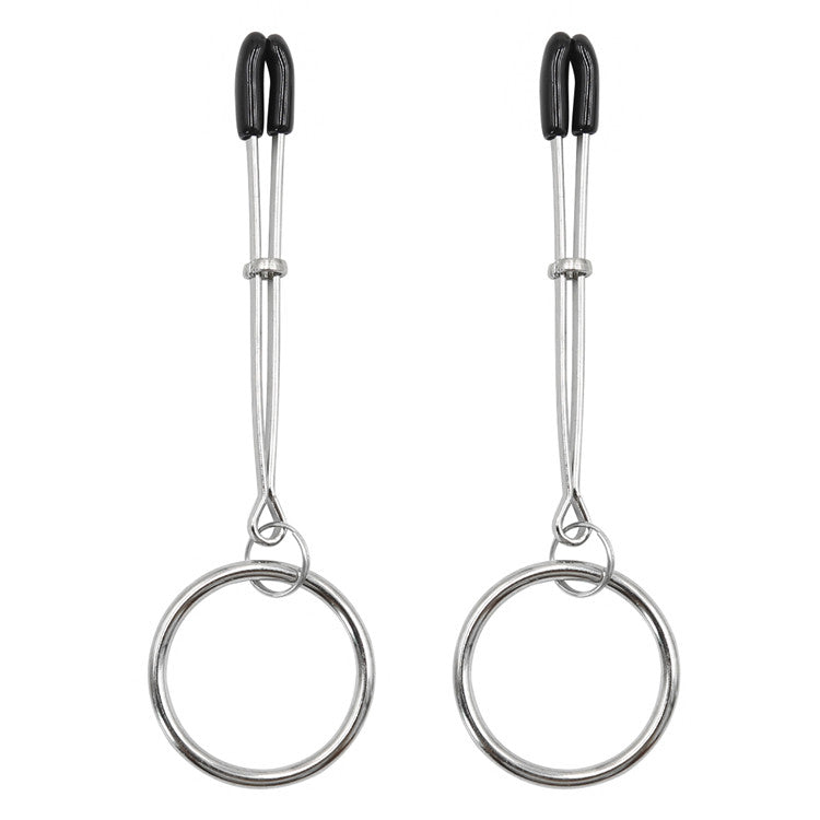 Stainless Steel Nipple Clamps with Hoop Detail