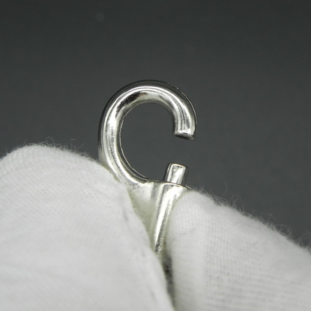 Silver 'Bow Style' Nipple Clamps with Bondage Clips
