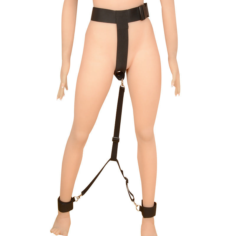 Dildo Harness and Ankle Cuffs Restraint
