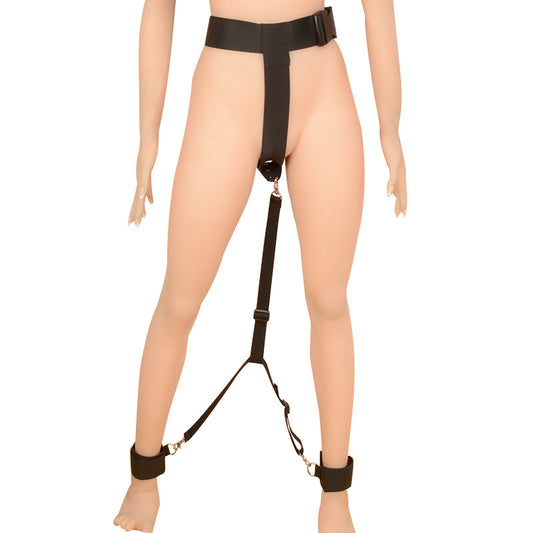 Dildo Harness and Ankle Cuffs Restraint