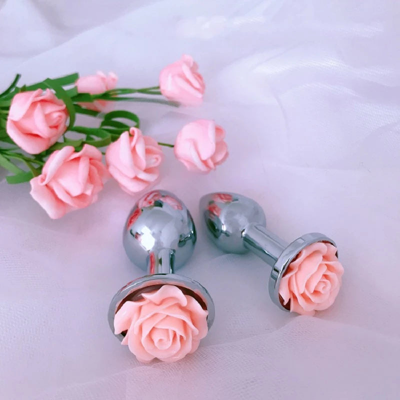Bloomin' Booty Rose Butt Plug (3 Piece)