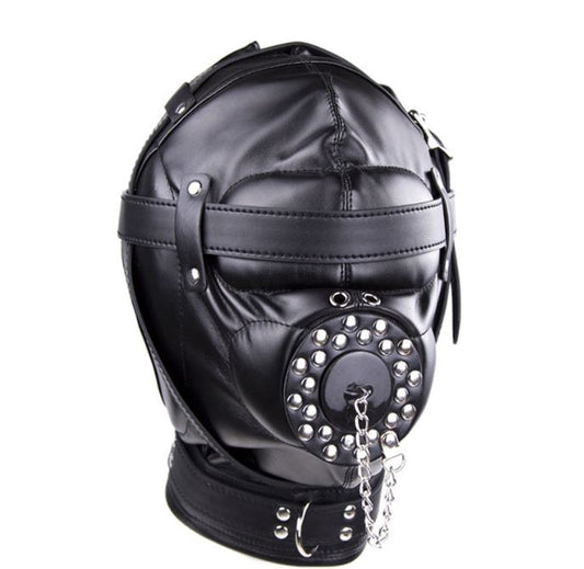 The Sink Plug BDSM/Fetish Mask with Mouth Plug