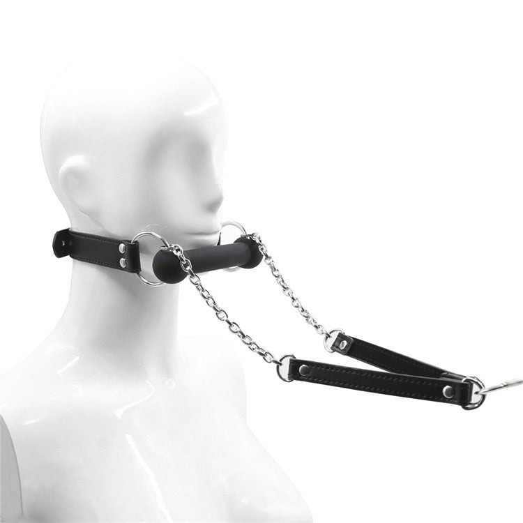 Bondage 'Mouth Bit' and Lead