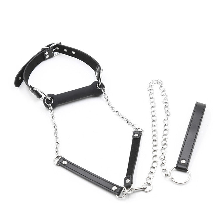 Bondage 'Mouth Bit' and Lead