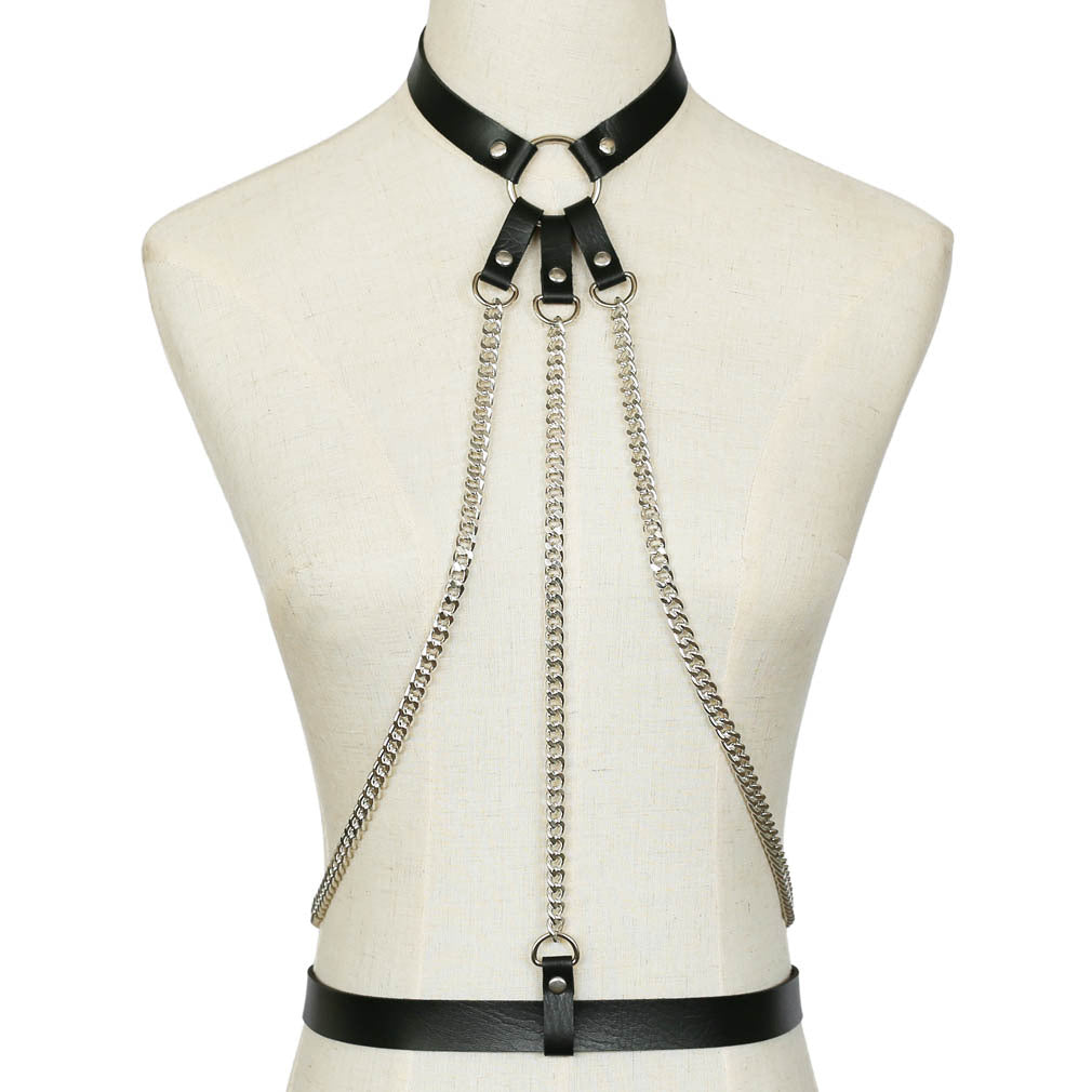Chain Brace Collar Bralette