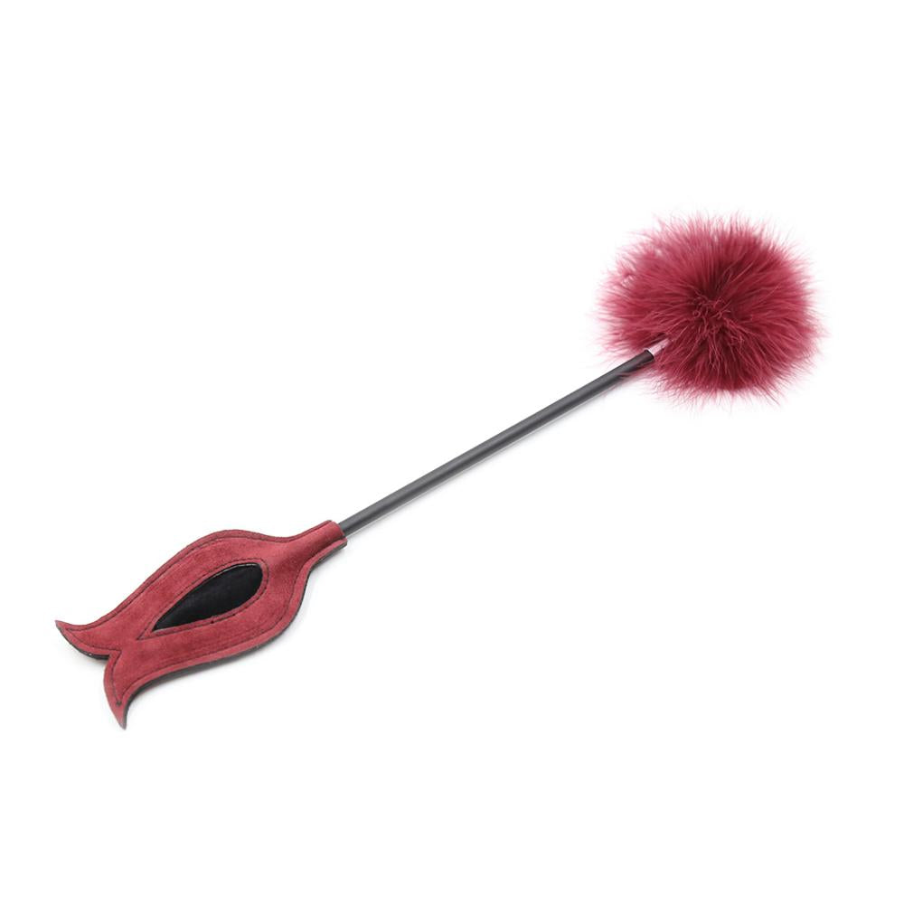 Red Bondage Feather Tickler