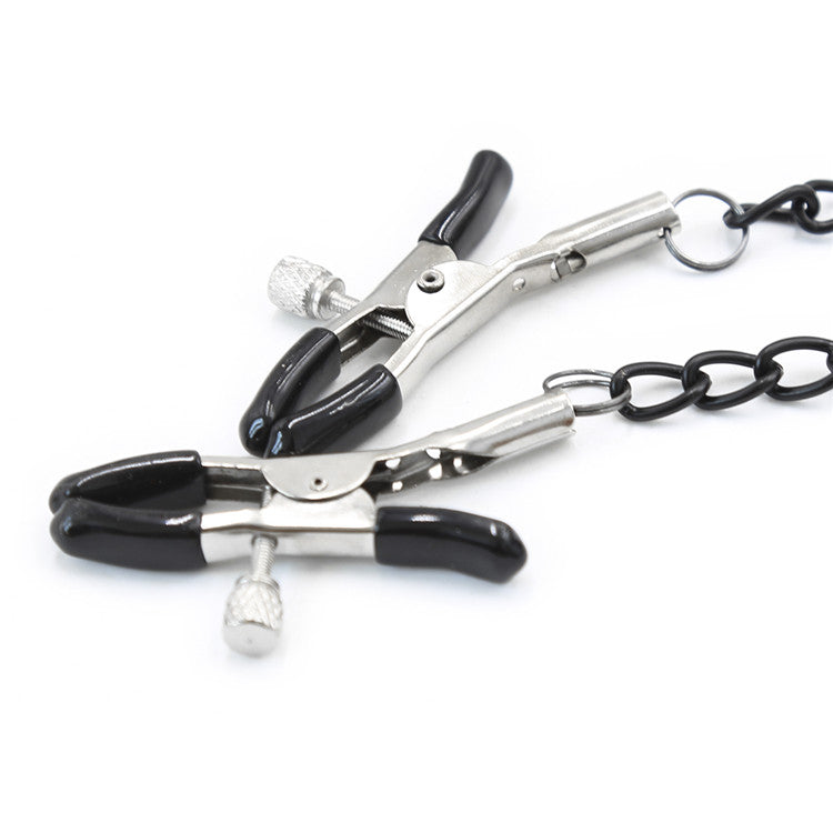 Open Mouth Gag and Nipple Clamp Set
