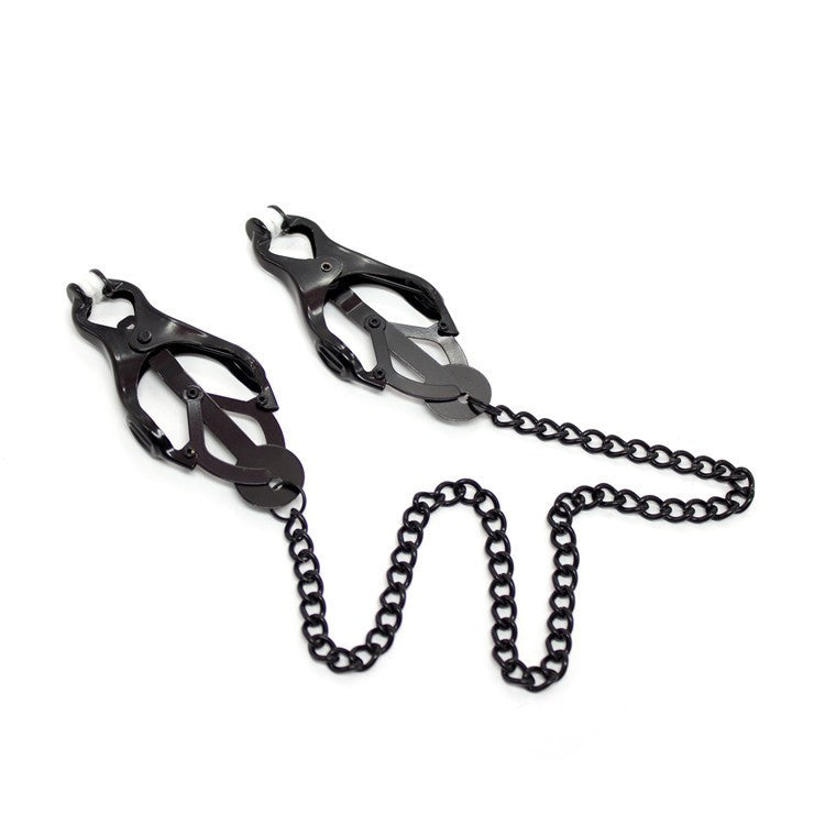 Black Chained Nipple Vice 