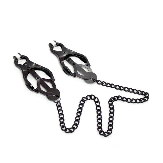 Black Chained Nipple Vice 