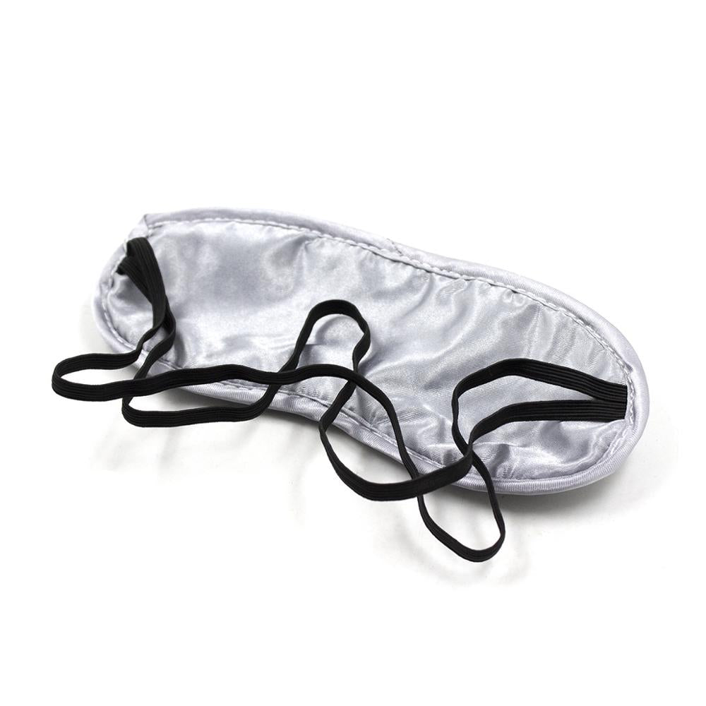 Grey Satin Eye Mask 