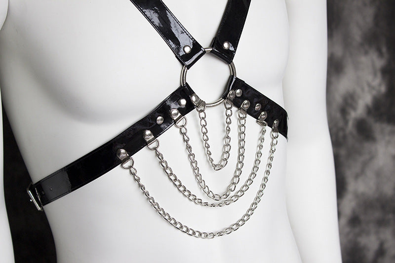 Chained Fetish Chest Harness