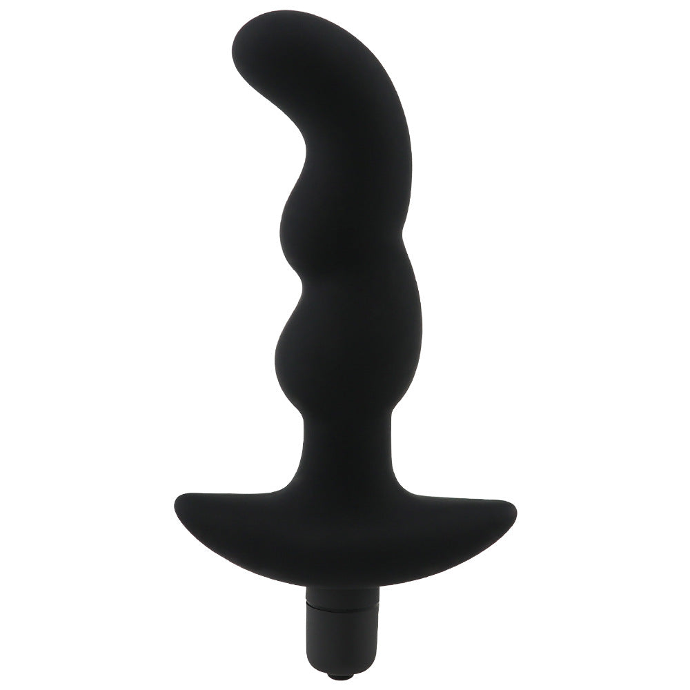 Big Black Vibrating Butt Plug