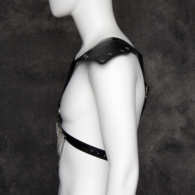 Chained Fetish Chest Harness