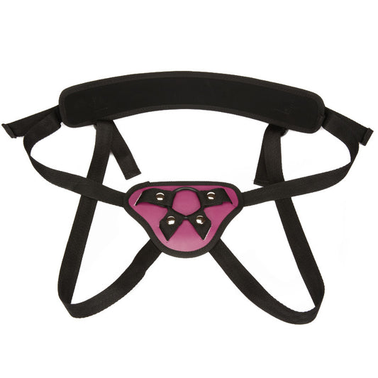 Purple Strap on Harness