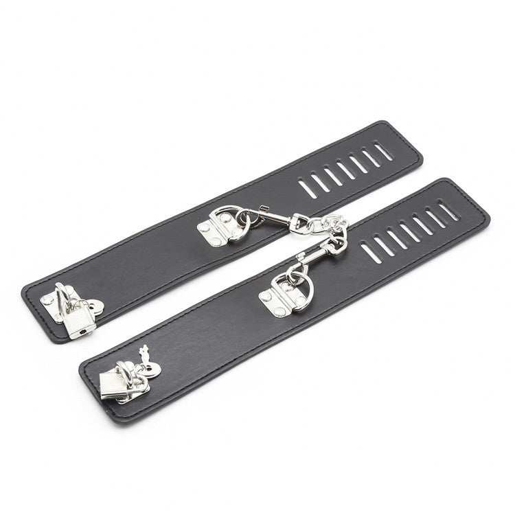 PU Leather Constrictive Handcuffs