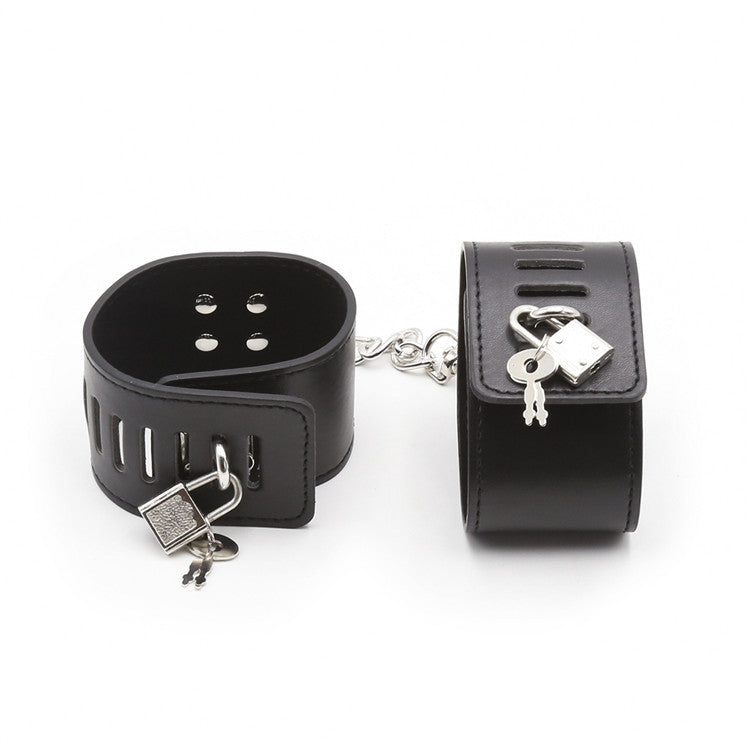 PU Leather Constrictive Handcuffs