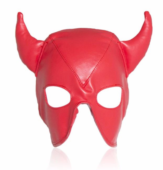 Geiths Mask Devil Fetish Hood Mask – Lace and Leather