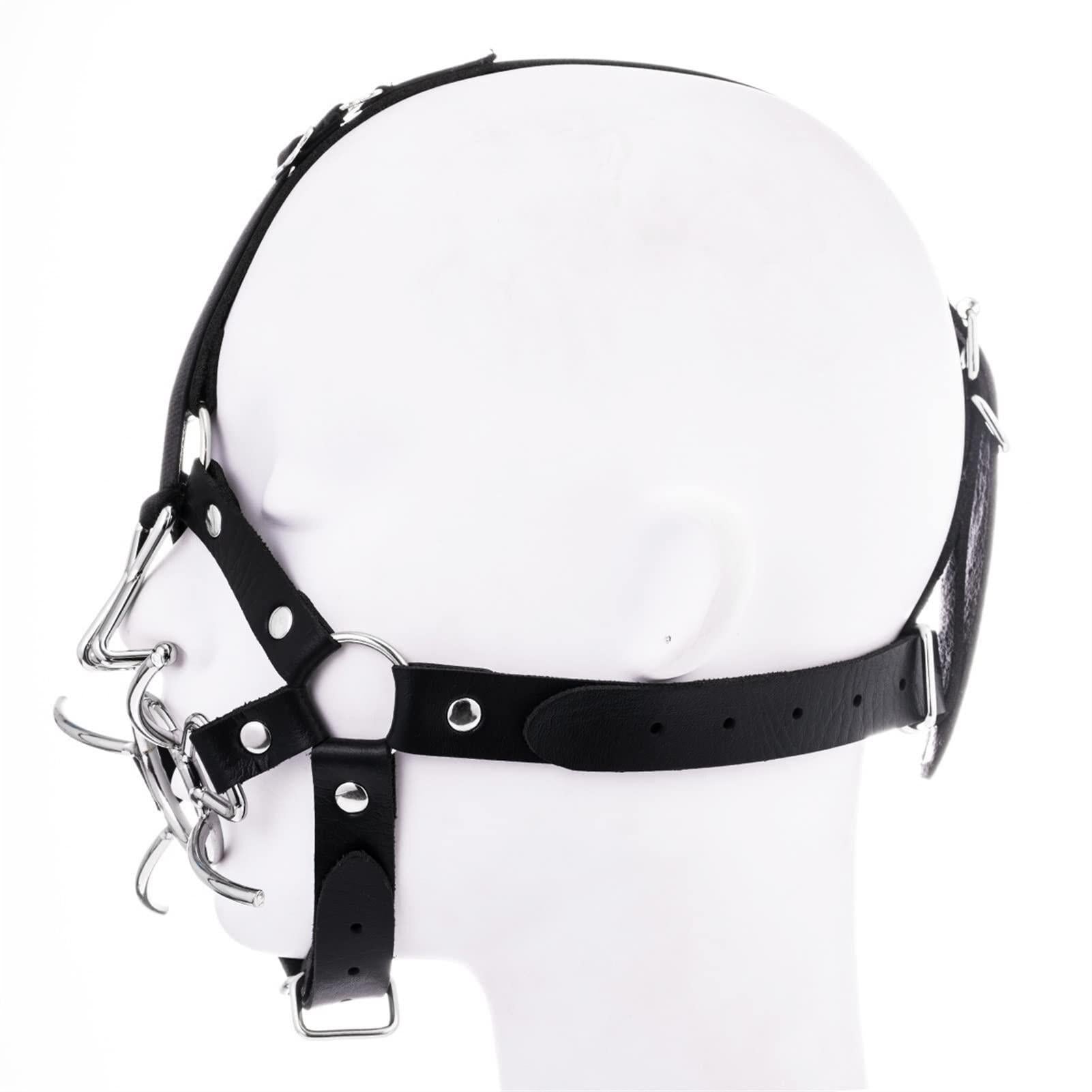 Mouth Gag Harness And Bondage Anal Hook Kit Lace And Leather mouth-gag-harness-and-bondage-anal-hook-kit-lace-and-leather